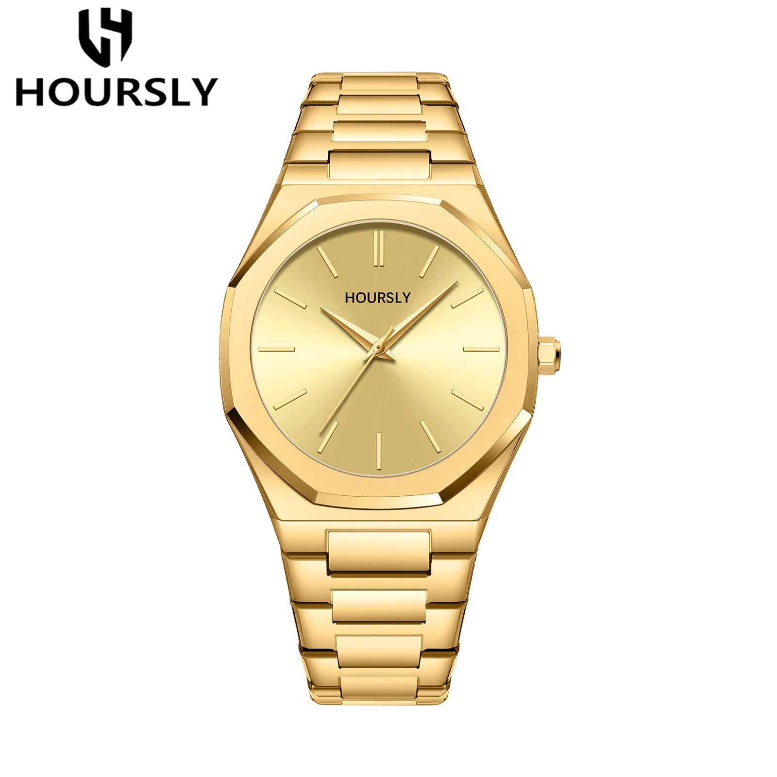 Stainless Steel Band Men Wrist Watches For Male Clock Top Brand Luxury High Quality Gold Men's Quartz Wristwatches Dropshipping