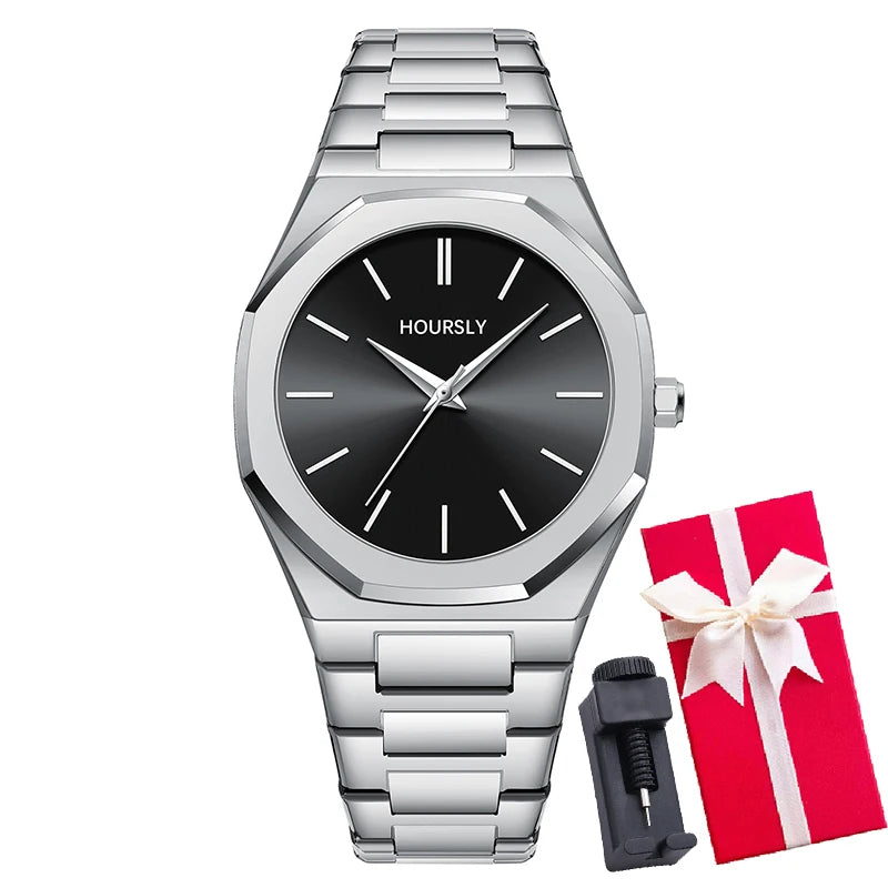 Stainless Steel Band Men Wrist Watches For Male Clock Top Brand Luxury High Quality Gold Men's Quartz Wristwatches Dropshipping
