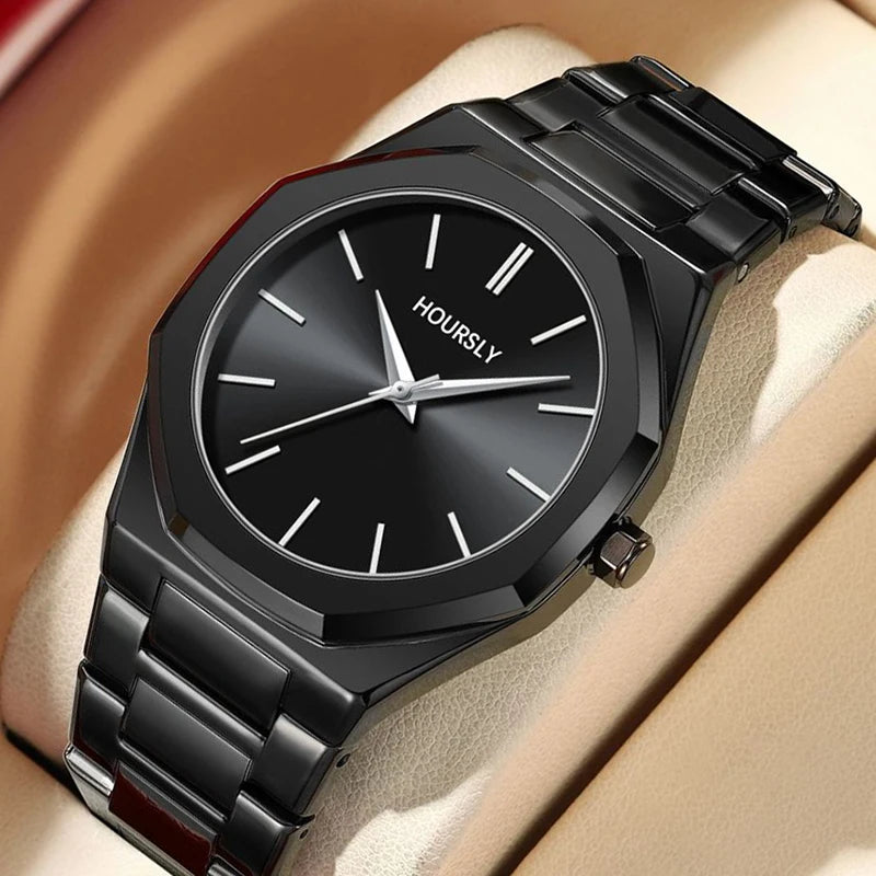 Stainless Steel Band Men Wrist Watches For Male Clock Top Brand Luxury High Quality Gold Men's Quartz Wristwatches Dropshipping