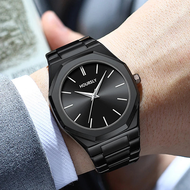 Stainless Steel Band Men Wrist Watches For Male Clock Top Brand Luxury High Quality Gold Men's Quartz Wristwatches Dropshipping