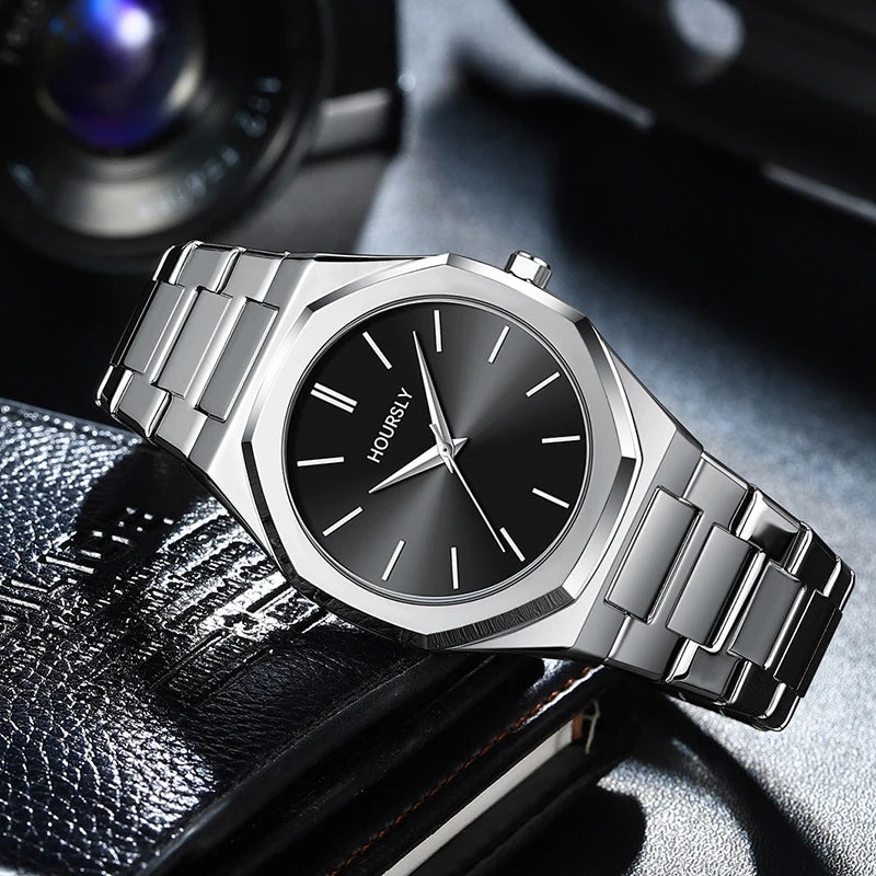 Stainless Steel Band Men Wrist Watches For Male Clock Top Brand Luxury High Quality Gold Men's Quartz Wristwatches Dropshipping