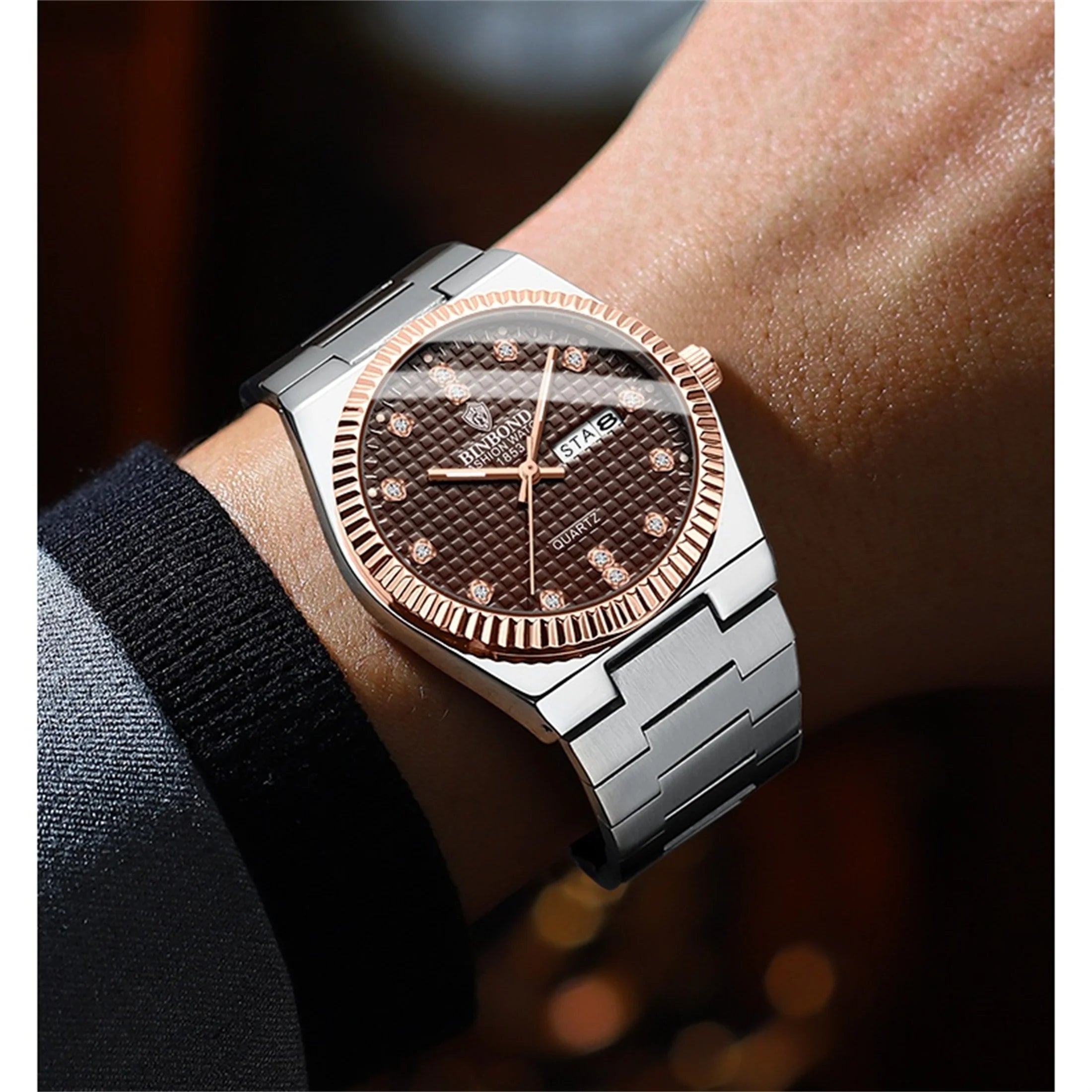 Top AAA+ Original Brand Watches For Mens Business Classic PRS Style Automatic Date Watch High Quality Quartz Male Clocks 301