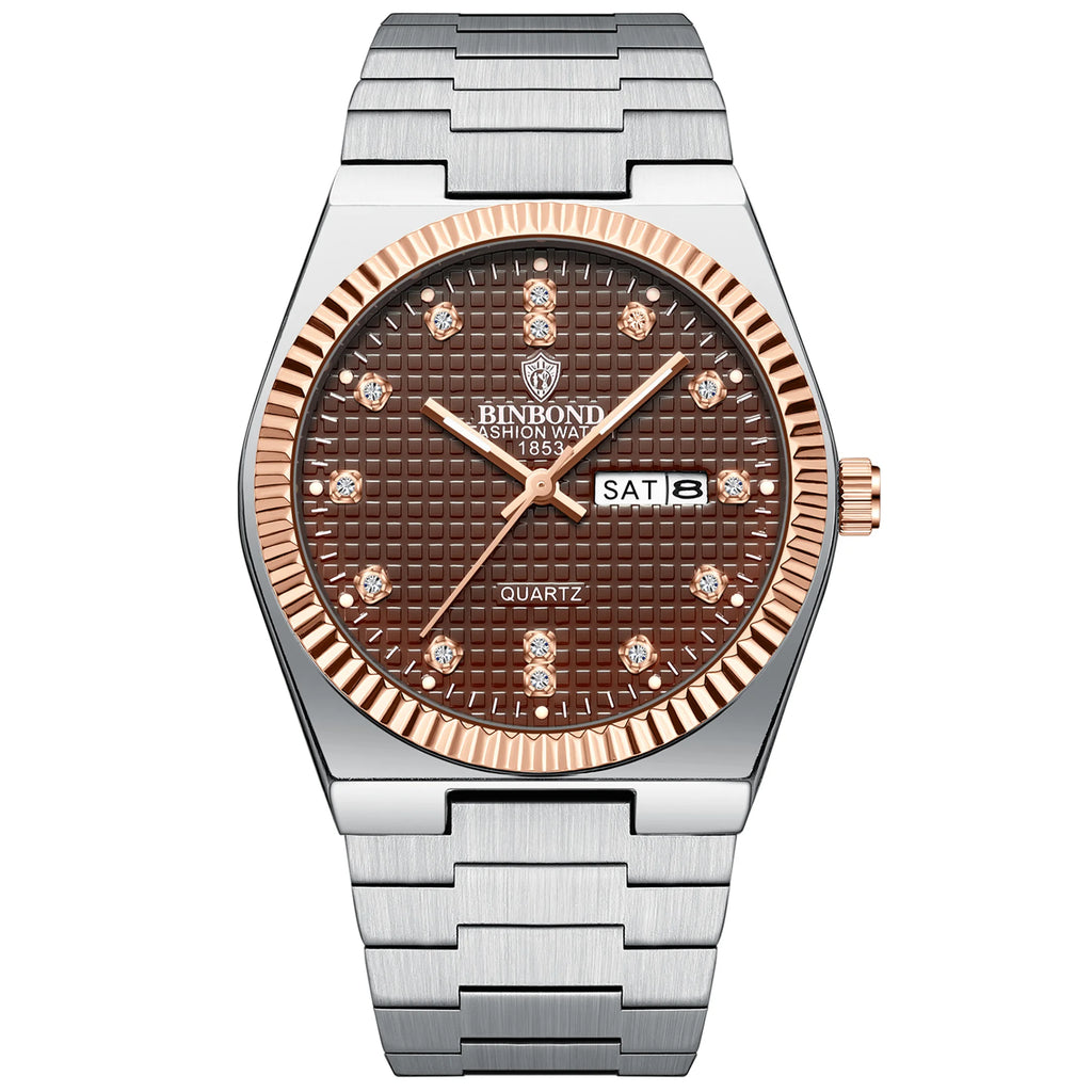 Top AAA+ Original Brand Watches For Mens Business Classic PRS Style Automatic Date Watch High Quality Quartz Male Clocks 301