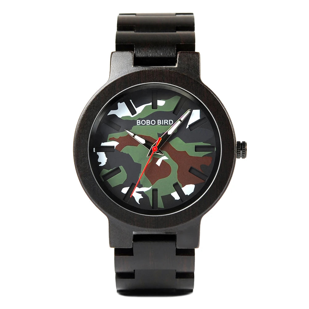 Clearanced Watch BOBOBIRD Design Wood Quartz Wristwatch for Men Good Value for Money Watchs Eco-giftsMystery Box Randomly Sends