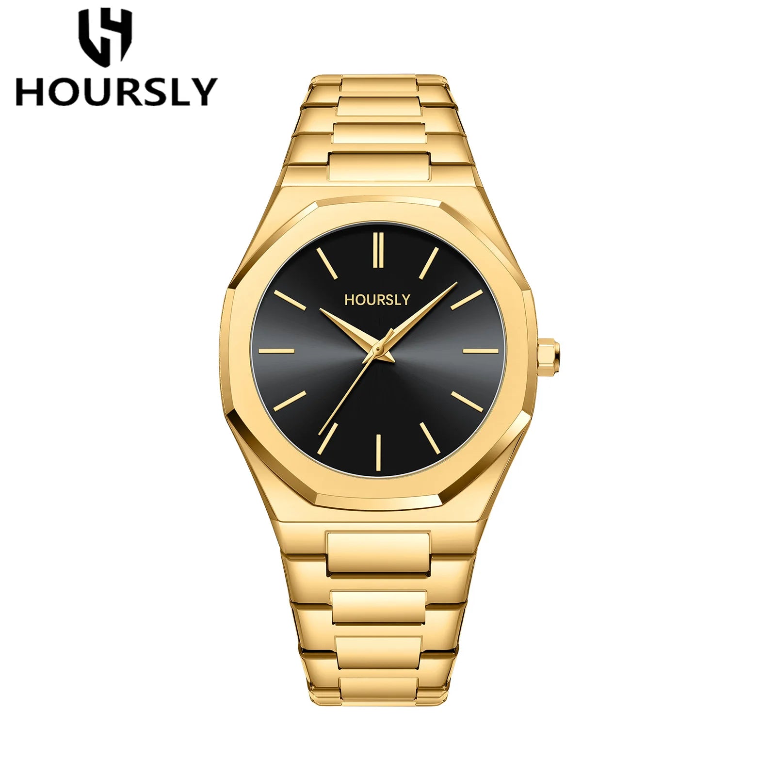 Stainless Steel Band Men Wrist Watches For Male Clock Top Brand Luxury High Quality Gold Men's Quartz Wristwatches Dropshipping