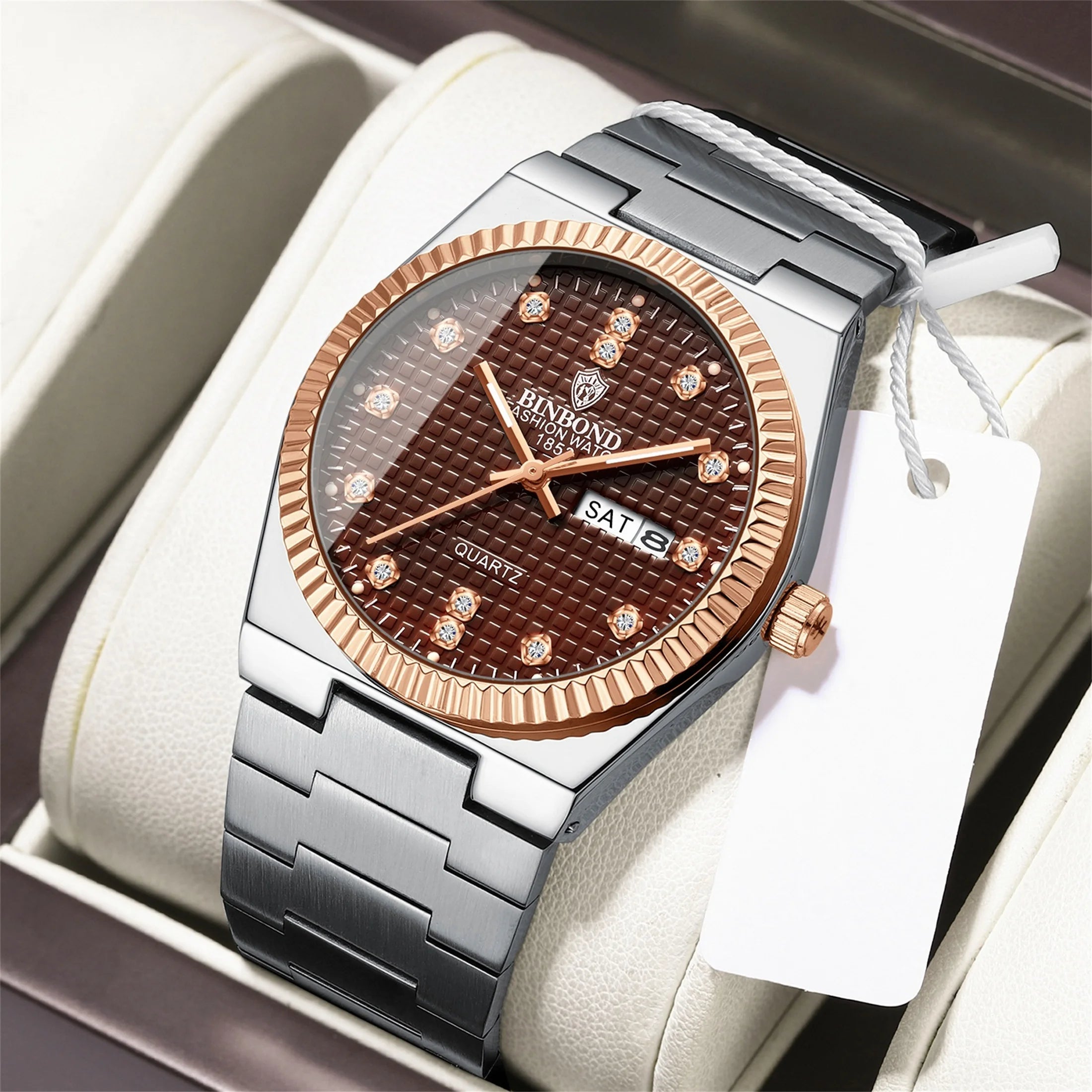 Top AAA+ Original Brand Watches For Mens Business Classic PRS Style Automatic Date Watch High Quality Quartz Male Clocks 301